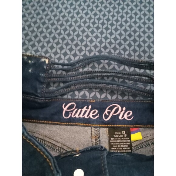 FLARE JEANS STRETCH DENIM SIZE 13 BLUE, WAIST 29 IN, 13-2 CTP1206 SZ13, PUSH UP - Picture 10 of 10